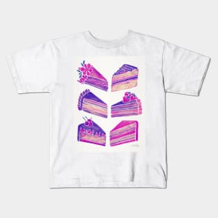 Unicorn Cake Slices Kids T-Shirt